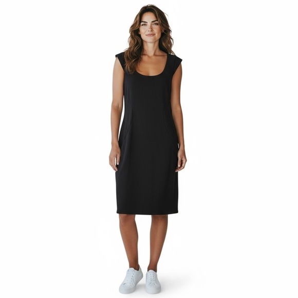 Express Dresses & Skirts - Express Women's Black Body Contour Scoop Neck Mini Dress Size 6